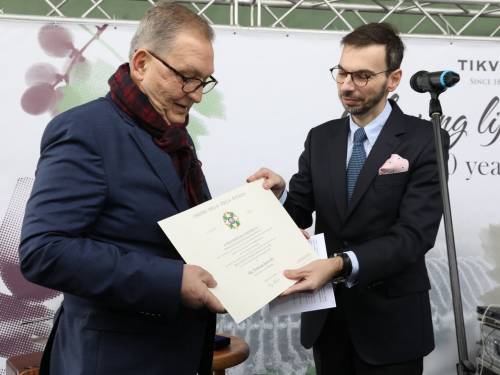 novost odlikovanje iz italije za prvog čoveka tikveša vinski magazin vino fino