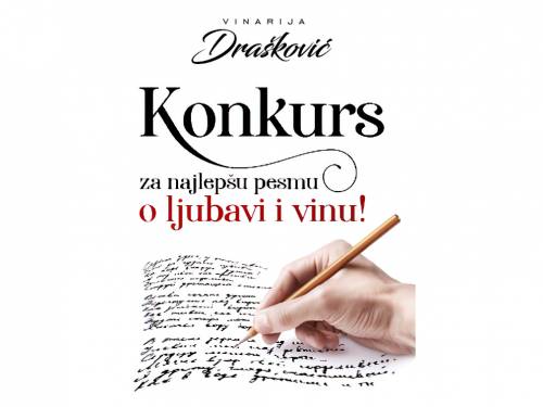 novost raspisan konkurs za pesme o ljubavi i vinu vinski magazin vino fino