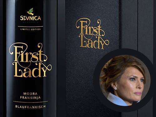 novost slovenci napravili vino u čast melanije tramp vinski magazin vino fino