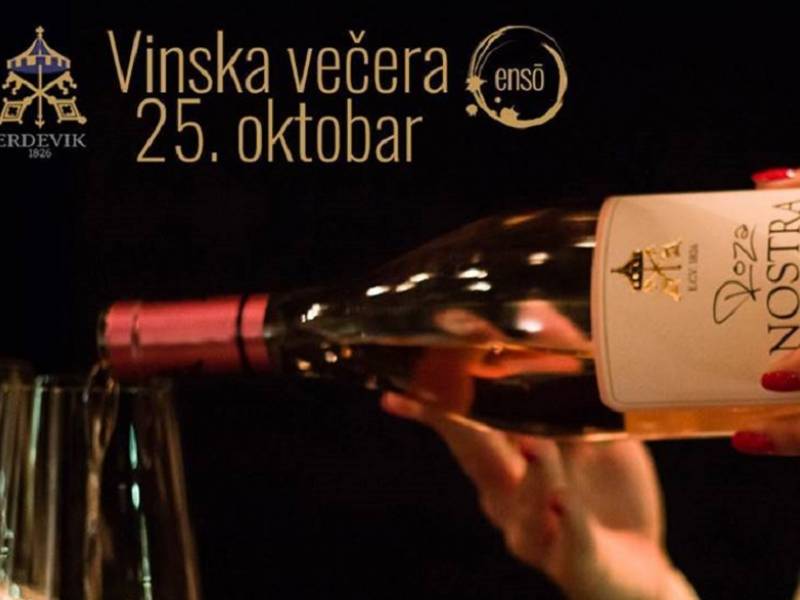 novost večera uz fruškogorska vina u restoranu enso vinski magazin vino fino