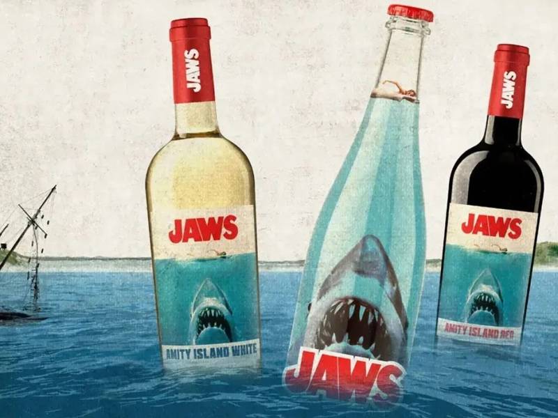 novost u prodaji su vina posvećena filmu ajkula vinski magazin vino fino